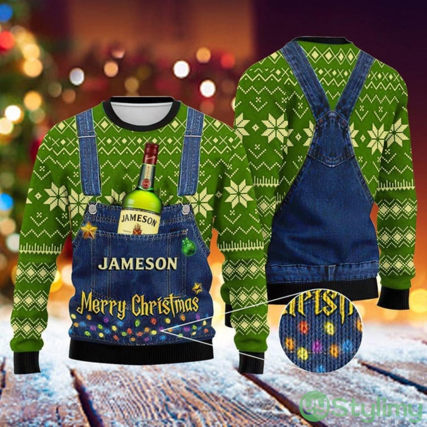 Merry Christmas Jameson Ugly Sweater 3 Merry Christmas Jameson Ugly Sweater Product Photo 1