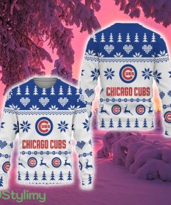 Merry Funny Chicago Cubs Unisex Ugly Christmas Sweater New For Fans Gift Christmas - Merry Funny Chicago Cubs Unisex Ugly Christmas Sweater New For Fans Gift Christmas