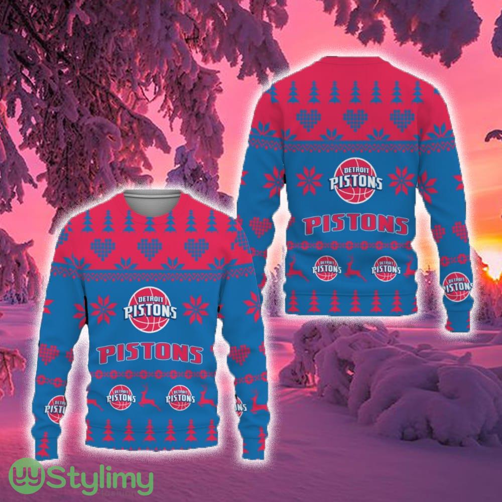 Merry Funny Detroit Pistons Unisex Ugly Christmas Sweater New For Fans Gift Christmas 3 Merry Funny Detroit Pistons Unisex Ugly Christmas Sweater New For Fans Gift Christmas - Merry Funny Detroit Pistons Unisex Ugly Christmas Sweater New For Fans Gift Christmas
