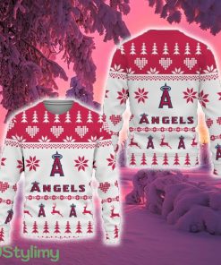 Merry Funny Los Angeles Angels Unisex Ugly Christmas Sweater New For Fans Gift Christmas - Merry Funny Los Angeles Angels Unisex Ugly Christmas Sweater New For Fans Gift Christmas