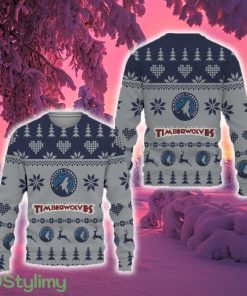 Merry Funny Minnesota Timberwolves Unisex Ugly Christmas Sweater New For Fans Gift Christmas - Merry Funny Minnesota Timberwolves Unisex Ugly Christmas Sweater New For Fans Gift Christmas