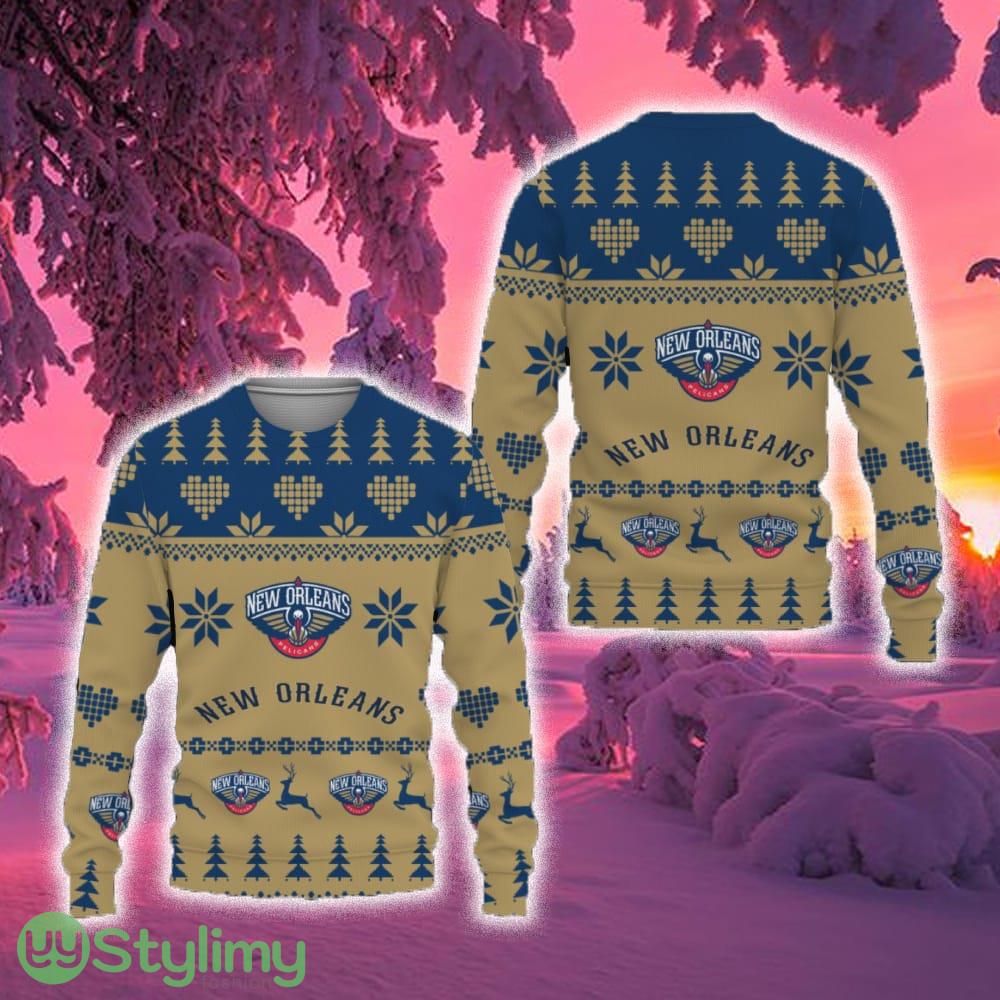Merry Funny New Orlean Pelicans Unisex Ugly Christmas Sweater New For Fans Gift Christmas 3 Merry Funny New Orlean Pelicans Unisex Ugly Christmas Sweater New For Fans Gift Christmas - Merry Funny New Orlean Pelicans Unisex Ugly Christmas Sweater New For Fans Gift Christmas