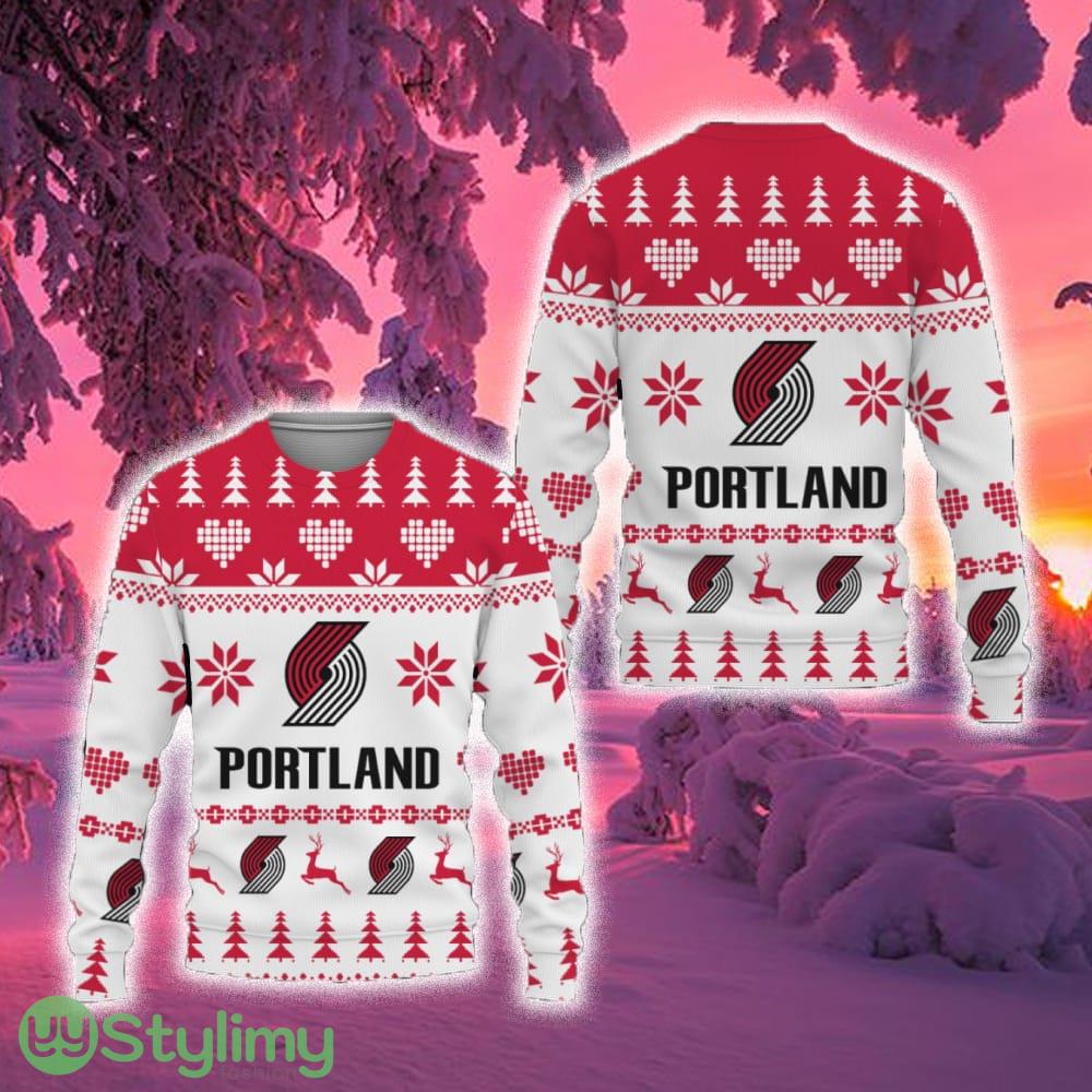 Merry Funny Portland Trail Blazers Unisex Ugly Christmas Sweater New For Fans Gift Christmas 3 Merry Funny Portland Trail Blazers Unisex Ugly Christmas Sweater New For Fans Gift Christmas - Merry Funny Portland Trail Blazers Unisex Ugly Christmas Sweater New For Fans Gift Christmas