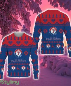 Merry Funny Texas Rangers Unisex Ugly Christmas Sweater New For Fans Gift Christmas - Merry Funny Texas Rangers Unisex Ugly Christmas Sweater New For Fans Gift Christmas