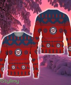 Merry Funny Washington Nationals Unisex Ugly Christmas Sweater New For Fans Gift Christmas - Merry Funny Washington Nationals Unisex Ugly Christmas Sweater New For Fans Gift Christmas