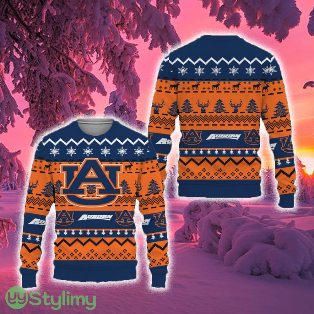 Merry Snow Pattern Funny Cute Auburn Tigers Ugly Christmas Sweater New For Fans Gift Christmas 3 Merry Snow Pattern Funny Cute Auburn Tigers Ugly Christmas Sweater New For Fans Gift Christmas - Merry Snow Pattern Funny Cute Auburn Tigers Ugly Christmas Sweater New For Fans Gift Christmas