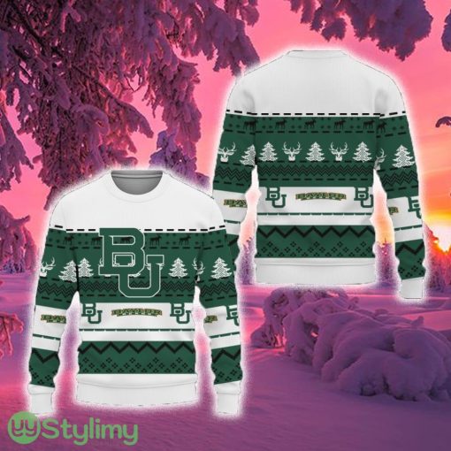 Merry Snow Pattern Funny Cute Baylor Bears Ugly Christmas Sweater New For Fans Gift Christmas - Merry Snow Pattern Funny Cute Baylor Bears Ugly Christmas Sweater New For Fans Gift Christmas