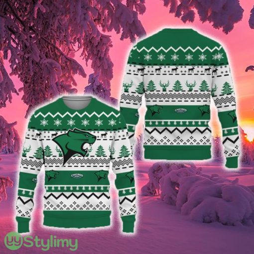Merry Snow Pattern Funny Cute Chicago State Cougars Ugly Christmas Sweater New For Fans Gift Christmas