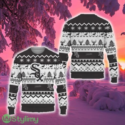 Merry Snow Pattern Funny Cute Chicago White Sox Ugly Christmas Sweater New For Fans Gift Christmas