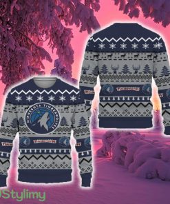 Merry Snow Pattern Funny Cute Minnesota Timberwolves Ugly Christmas Sweater New For Fans Gift Christmas - Merry Snow Pattern Funny Cute Minnesota Timberwolves Ugly Christmas Sweater New For Fans Gift Christmas