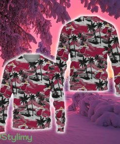 Miami Heat Tropical Patterns Club New Trends Coconut Tree Sweater AOP Christmas Fans For Men And Women - Miami Heat Tropical Patterns Club New Trends Coconut Tree Sweater AOP Christmas Fans For Men And Women