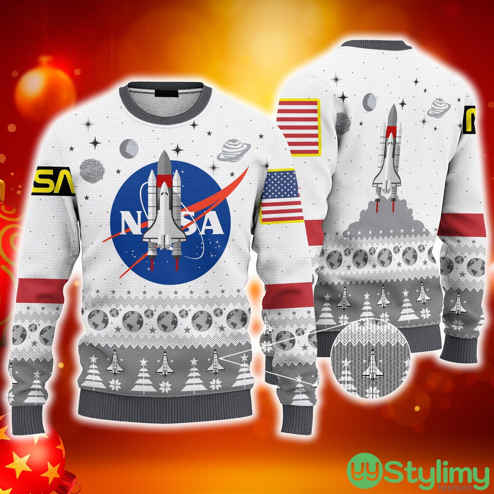 NASA Christmas Edition Custom Cosplay Ugly 3D Sweater AOP 3 NASA Christmas Edition Custom Cosplay Ugly 3D Sweater AOP - 3D NASA Christmas Edition Custom Cosplay Ugly Sweater_3