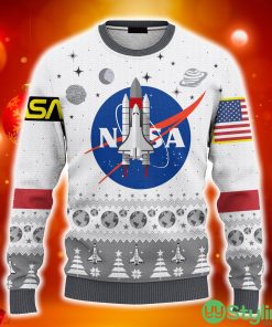 NASA Christmas Edition Custom Cosplay Ugly 3D Sweater AOP - 3D NASA Christmas Edition Custom Cosplay Ugly Sweater_1