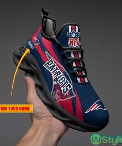 New England Patriots Max Soul Shoes Personalized Chunky Sneakers For Fans Gift - New England Patriots – Personalized Max Soul Shoes_1