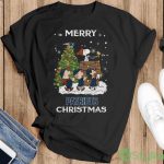 New England Patriots Snoopy Family Christmas Shirt - Ladies T-Shirt