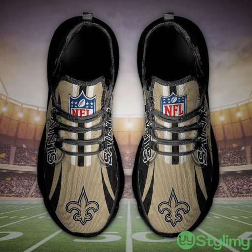 New Orleans Saints Max Soul Shoes Custom Name Running Sneakers For Fans Gift - New Orleans Saints – Personalized Max Soul Shoes_3
