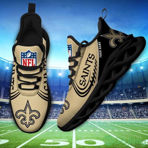 New Orleans Saints Max Soul Shoes Style 6 Custom Name Running Sneakers For Fans Gift - New Orleans Saints-PERSONALIZED MAX SOUL SHOES_3