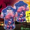 New York Giants Halloween Trending Skull 3D Hawaiian Shirt For Fans Gift Christmas Men And Women - New York Giants Halloween Skull Trending Hawaii Shirt New Arrivals_3