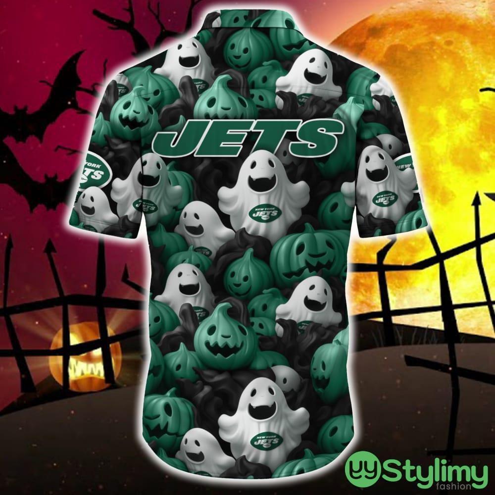 New York Jets Halloween Pumpkin Skull 3D Hawaiian Shirt For Fans Gift Christmas 3 New York Jets Halloween Pumpkin Skull 3D Hawaiian Shirt For Fans Gift Christmas - New York Jets Halloween Aloha Shirt Trending For This Season_4