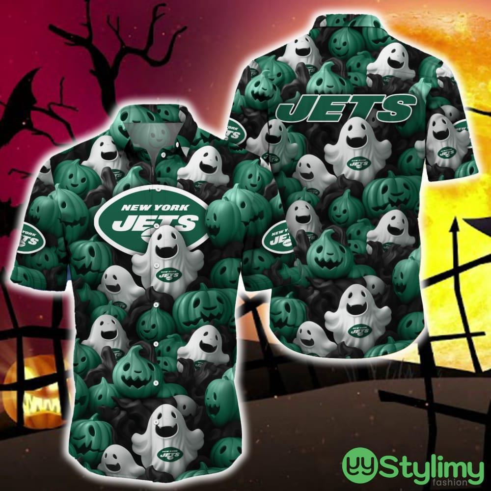 New York Jets Halloween Pumpkin Skull 3D Hawaiian Shirt For Fans Gift Christmas 4 New York Jets Halloween Pumpkin Skull 3D Hawaiian Shirt For Fans Gift Christmas - New York Jets Halloween Aloha Shirt Trending For This Season_1