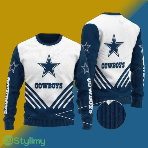 NFL Dallas Cowboys Gifting Knitted Xmas Sweater For Men Women