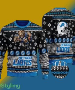NFL Detroit Lions Outfit Knitted Xmas Sweater For Men Women - NFL Detroit Lions Outfit Knitted Xmas Sweater For Men Women