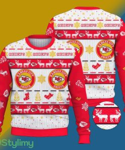 NFL Kansas City Chiefs Icicle Ugly Xmas Sweater For Men Women - NFL Kansas City Chiefs Icicle Ugly Xmas Sweater For Men Women