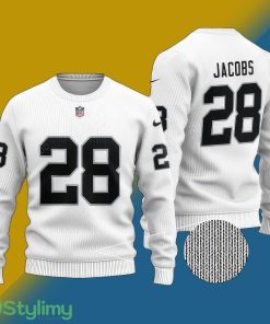 NFL Las Vegas Raiders Fabric Knitted Xmas Sweater For Men Women - NFL Las Vegas Raiders Fabric Knitted Xmas Sweater For Men Women