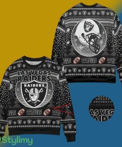 NFL Las Vegas Raiders Retailer Knitted Xmas Sweater For Men Women - NFL Las Vegas Raiders Retailer Knitted Xmas Sweater For Men Women