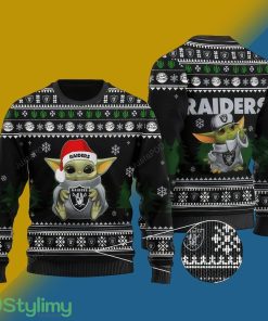 NFL Las Vegas Raiders Yuletide Knitted Xmas Sweater For Men Women - NFL Las Vegas Raiders Yuletide Knitted Xmas Sweater For Men Women