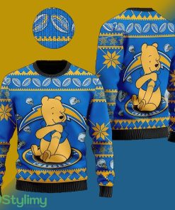 NFL Los Angeles Chargers Handmade Ugly Xmas Sweater For Men Women - NFL Los Angeles Chargers Handmade Ugly Xmas Sweater For Men Women