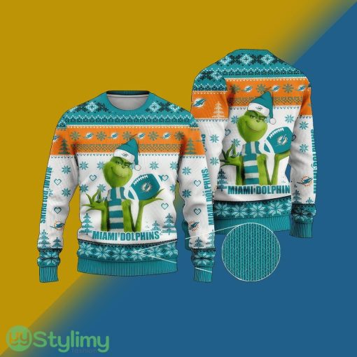 NFL Miami Dolphins Cozy Ugly Xmas Sweater For Men Women - NFL Miami Dolphins Cozy Ugly Xmas Sweater For Men Women