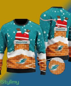 NFL Miami Dolphins Gift Ugly Xmas Sweater For Men Women - NFL Miami Dolphins Gift Ugly Xmas Sweater For Men Women