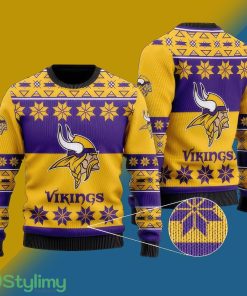 NFL Minnesota Vikings Myrrh Knitted Xmas Sweater For Men Women - NFL Minnesota Vikings Myrrh Knitted Xmas Sweater For Men Women
