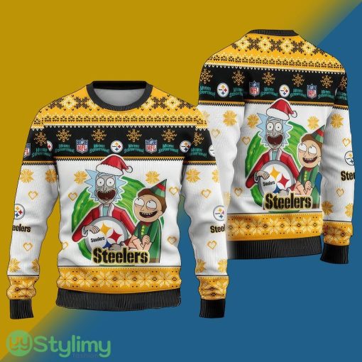 NFL Pittsburgh Steelers Ribbed Knitted Xmas Sweater For Men Women - NFL Pittsburgh Steelers Ribbed Knitted Xmas Sweater For Men Women
