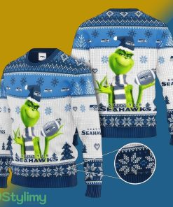 NFL Seattle Seahawks Grinch Christmas Christmas Ugly Xmas Sweater - NFL Seattle Seahawks Grinch Christmas Christmas Ugly Xmas Sweater