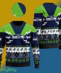 NFL Seattle Seahawks Holidaywear Knitted Xmas Sweater For Men Women - NFL Seattle Seahawks Holidaywear Knitted Xmas Sweater For Men Women