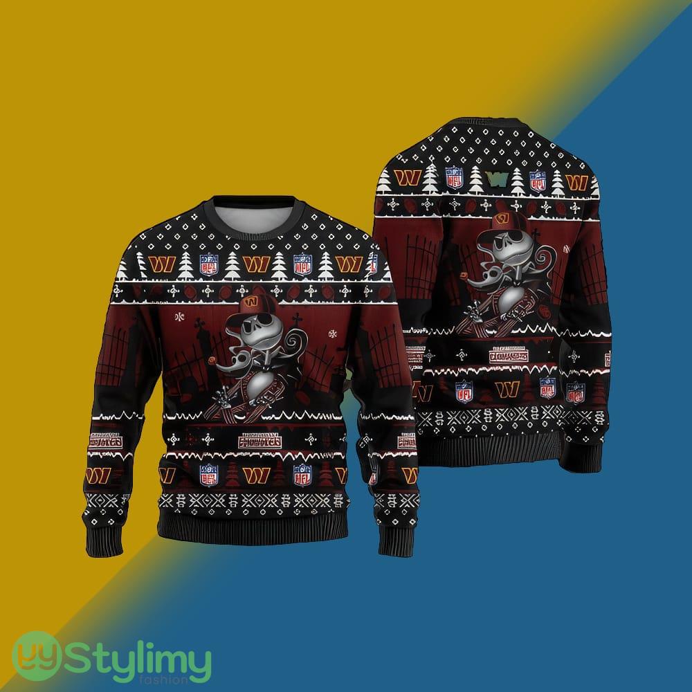 NFL Washington Commanders Festive Knitted Xmas Sweater For Men Women 3 NFL Washington Commanders Festive Knitted Xmas Sweater For Men Women - NFL Washington Commanders Festive Knitted Xmas Sweater For Men Women