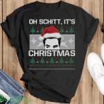 oh schitt its christmas movie quotes t shirt christmas gift david rose christmas shirt christmas gift 3