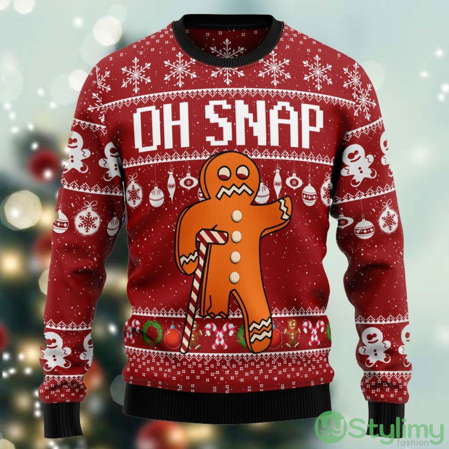 Oh Snap Ugly Christmas Sweater Ugly Christmas Sweater For Men Women 3 Oh Snap Ugly Christmas Sweater Ugly Christmas Sweater For Men Women Product Photo 1