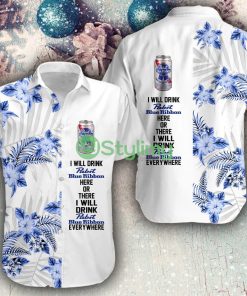 pabst blue ribbon Unisex Brand New Aloha Hawaiian Shirt Gift For Fans - pabst blue ribbon Unisex Brand New Aloha Hawaiian Shirt Gift For Fans
