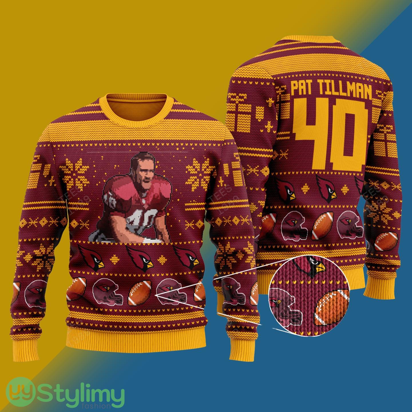 Pat Tillman arizona cardinals NFL Knitted Xmas Sweater Gift Men And Women 4 Pat Tillman arizona cardinals NFL Knitted Xmas Sweater Gift Men And Women - Pat Tillman arizona cardinals NFL Knitted Sweater Photo 1