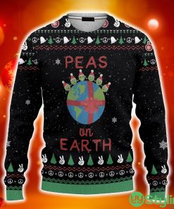 Peas On Earth Ugly 3D Sweater AOP Best Gift For Christmas Xmas - Peas On Earth Ugly Sweater - Best Gift For Christmas Xmas_1