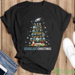 Philadelphia Eagles Christmas Eagles Tree Shirt - Ladies T-Shirt