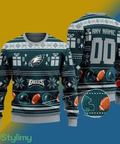 Philadelphia Eagles Design NFL Knitted Xmas Sweater Gift Men And Women - Philadelphia Eagles v1 NFL Knitted Sweater