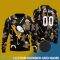 Pittsburgh Penguins Snowflakes Reindeer 3D Sweater Custom Number And Name - Pittsburgh Penguins - CUSTOMIZE YOUR NAME & NUMBER Photo 2