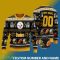Pittsburgh Steelers Design NFL Snowflakes Reindeer 3D Sweater Custom Number And Name - Pittsburgh Steelers v1 NFL Knitted Sweater Photo 2