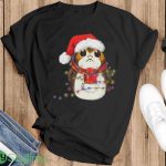 Porg In Christmas Suit With Christmas Light Star Wars Shirts - G500 Gildan T-Shirt