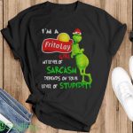 Premium grinch I’m a Frito Lay girl my level of sarcasm Christmas shirt - G500 Gildan T-Shirt