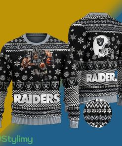 Raiders Football Christmas Ugly Xmas Sweater - Raiders Football Christmas Ugly Xmas Sweater